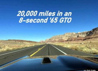 RICH GUIDO: THE CANADIAN CHUCK NORRIS AND HIS BEASTLY 1965 GTO LOG OVER 20,000 MILES ON THE DRIVE AND DRAG CIRCUIT THIS YEAR