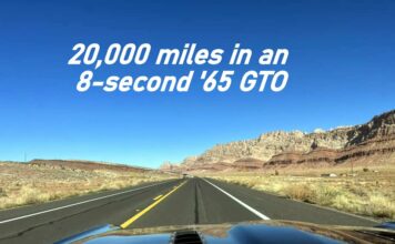 RICH GUIDO: THE CANADIAN CHUCK NORRIS AND HIS BEASTLY 1965 GTO LOG OVER 20,000 MILES ON THE DRIVE AND DRAG CIRCUIT THIS YEAR