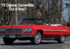 THE 1975 CHEVROLET CAPRICE WAS AN ANACHRONISM ON WHEELS
