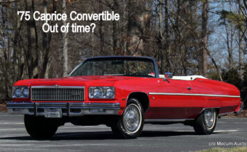 THE 1975 CHEVROLET CAPRICE WAS AN ANACHRONISM ON WHEELS