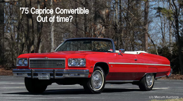 THE 1975 CHEVROLET CAPRICE WAS AN ANACHRONISM ON WHEELS