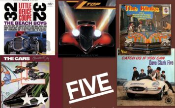 DECEMBER 22 FIVE FOR FRIDAY MYSTARCOLLECTORCAR PICKS FIVE VERY COOL ALBUM COVERS WITH CARS ON THEM