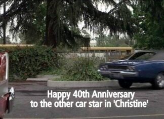 HAPPY 4OTH ANNIVERSARY TO THE OTHER CAR STAR IN ‘CHRISTINE’