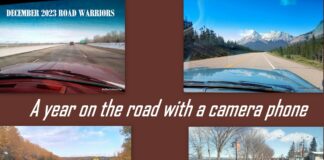 DECEMBER 2023 ROAD WARRIORS–A YEAR ON THE ROAD WITH A CAMERA PHONE
