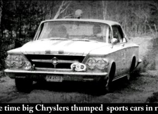 STRANGE BUT TRUE…THE CHRYSLER 300 WAS AN SCCA RALLY CHAMP IN 1963 AND ‘64