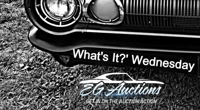 EGAUCTIONS.COM DECEMBER 6 “WHAT’S IT?” WEDNESDAY