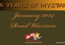 JANUARY 2024: 15 YEARS OF MYSTAR ROAD WARRIORS