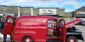 FEBRUARY 2024: A 1948 MERCURY SEDAN DELIVERY TRUCK HAULS AROUND A FULL LOAD OF MEMORIES FOR ITS OWNER