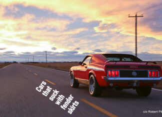 MYSTAR MARCH 14 FIVE FOR FRIDAY: MYSTARCOLLECTORCAR DIVES HEADLONG INTO THE SKIRT DEBATE…. AGAIN