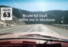 DAY ONE–ROUTE 63: MEET ME IN MONTANA