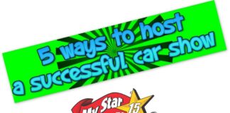 MYSTAR MARCH 22 FIVE FOR FRIDAY: MYSTARCOLLECTORCAR PRESENTS FIVE SOLID WAYS TO HOST A SUCCESSFUL CAR SHOW
