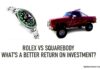 MYSTARCOLLECTORCAR TACKLES A RAGING DEBATE: SQUARE BODIES VS. ROLEX WATCHES