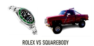 MYSTARCOLLECTORCAR TACKLES A RAGING DEBATE: SQUARE BODIES VS. ROLEX WATCHES