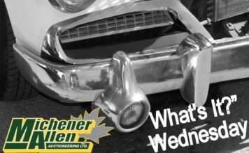 MAY 15 MICHENER-ALLEN AUCTIONEERING “WHAT’S IT?” WEDNESDAY