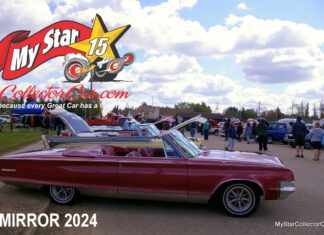 MYSTARCOLLECTORCAR REFLECTS ON THE MIRROR CAR SHOW