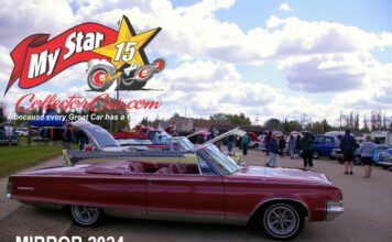 MYSTARCOLLECTORCAR REFLECTS ON THE MIRROR CAR SHOW