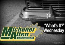 MICHENER-ALLEN AUCTIONEERING LTD MAY 22 “WHAT’S IT?” WEDNESDAY