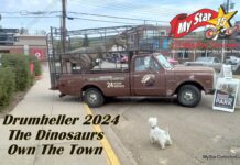 A PREHISTORIC CAR SHOW—DRUMHELLER 2024
