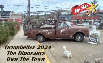 A PREHISTORIC CAR SHOW—DRUMHELLER 2024