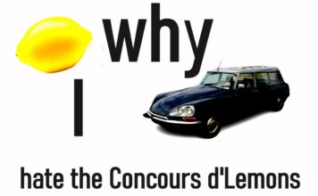 WHY I HATE THE CONCOURS D’ LEMONS