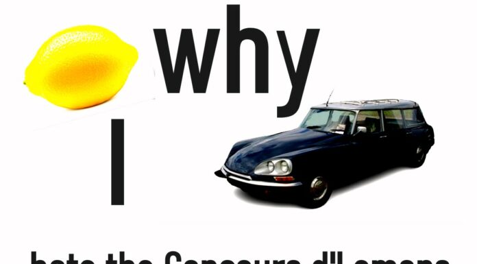 WHY I HATE THE CONCOURS D’ LEMONS