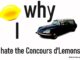 WHY I HATE THE CONCOURS D’ LEMONS
