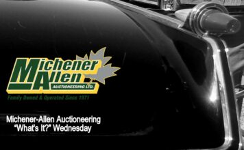 MICHENER-ALLEN AUCTIONEERING JULY 17 “WHAT’S IT?” WEDNESDAY