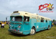 FEBRUARY 2025: A 1958 GMC TDH 5105 BUS HAS AN UNUSUAL POST-RETIREMENT GIG