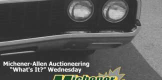 MICHENER-ALLEN AUCTIONEERING JULY 24 “WHAT’S IT?” WEDNESDAY