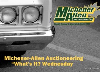 MICHENER-ALLEN AUCTIONEERING JULY 31 “WHAT’S IT?” WEDNESDAY