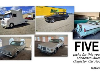 JULY 19 MYSTAR FIVE FOR FRIDAY: FIVE ENTRY LEVEL BUYS AT THIS YEAR’S MICHENER-ALLEN COLLECTOR CAR AUCTION