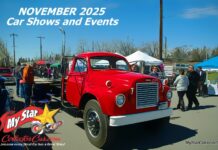 MYSTARCOLLECTORCAR NOVEMBER 2025 CAR SHOWS AND EVENTS