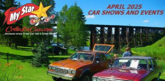 MYSTARCOLLECTORCAR APRIL 2025 CAR SHOWS AND EVENTS