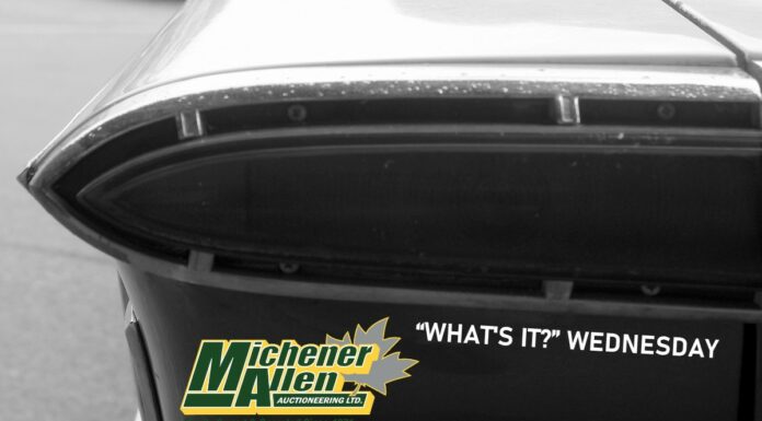 MICHENER-ALLEN AUCTIONEERING AUGUST 21 “WHAT’S IT?” WEDNESDAY