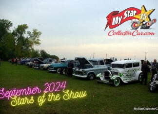 SEPTEMBER 2024 MYSTARCOLLECTORCAR STARS OF THE SHOW–LAST YEAR IN SEPTEMBER