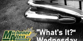 MICHENER-ALLEN AUCTIONEERING SEPTEMBER 17 “WHAT’S IT?” WEDNESDAY