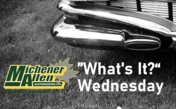 MICHENER-ALLEN AUCTIONEERING SEPTEMBER 17 “WHAT’S IT?” WEDNESDAY