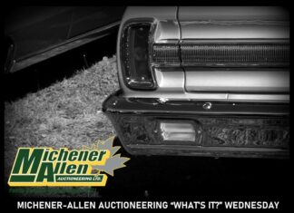 MICHENER-ALLEN AUCTIONEERING SEPTEMBER 4 “WHAT’S IT?” WEDNESDAY