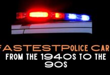 FASTEST POLICE CARS FROM THE 1940S TO THE 1990S