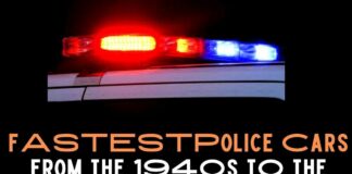 FASTEST POLICE CARS FROM THE 1940S TO THE 1990S