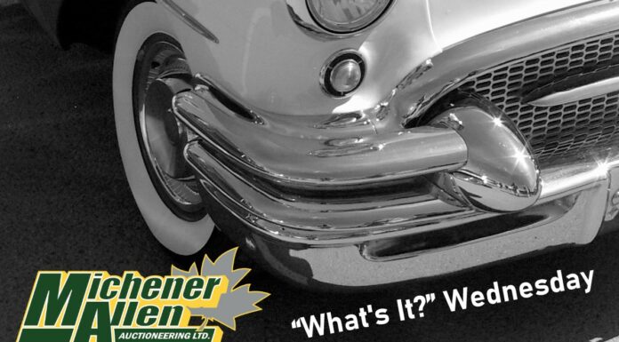 MICHENER-ALLEN AUCTIONEERING OCTOBER 16 “WHAT’S IT?” WEDNESDAY