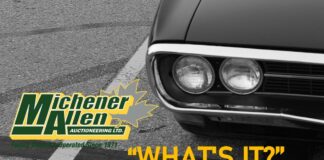 MICHENER-ALLEN AUCTIONEERING OCTOBER 9 “WHAT’S IT?” WEDNESDAY