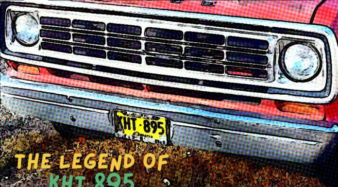 KHT 895…A 1975 LICENSE PLATE WITH A LONG HISTORY IN MY WORLD