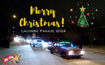 A CHRISTMAS PARADE TURNED INTO A TRIP DOWN SANTA CLAUS LANE IN A 1963 PLYMOUTH