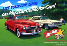 LIST YOUR CAR SHOW ON MYSTARCOLLECTORCAR