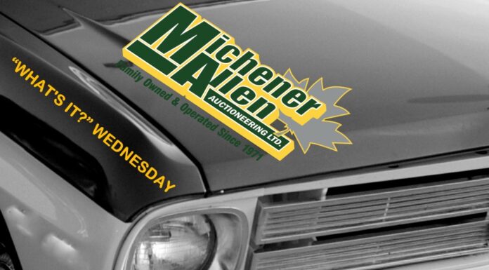 MICHENER-ALLEN AUCTIONEERING DECEMBER 18 “WHAT’S IT?” WEDNESDAY