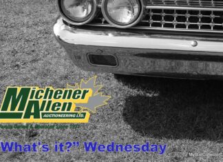 HAPPY NEW YEAR–JAN 1, 2025 MICHENER-ALLEN AUCTIONEERING “WHAT’S IT?” WEDNESDAY