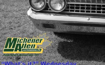 HAPPY NEW YEAR–JAN 1, 2025 MICHENER-ALLEN AUCTIONEERING “WHAT’S IT?” WEDNESDAY