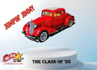 JUMPING JIMMY—A ’34 CHEVY STREET ROD THAT DIDN’T HAVE A SMALL BLOCK CHEVY UNDER THE HOOD