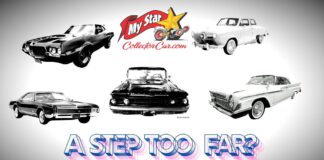 MYSTAR MARCH 14 FIVE FOR FRIDAY: A STEP TOO FAR…WHAT A DIFFERENCE A YEAR MAKES WHEN IT COMES TO FIVE OLD CARS